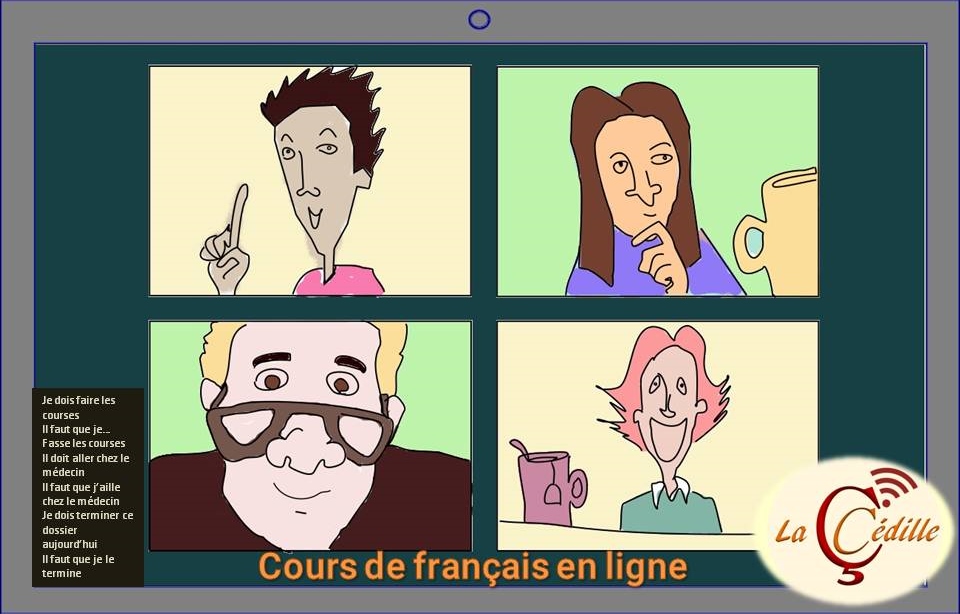 Cours de français en ligne La Cédille